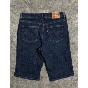 Levi’s Bermuda Jean Shorts Women’s 27 Classic Blue Denim Jeans Cotton